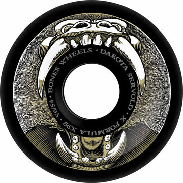 Bones - XF Servold Baboonatic 54MM 99A V6 Wide-Cut Skateboard Wheels.