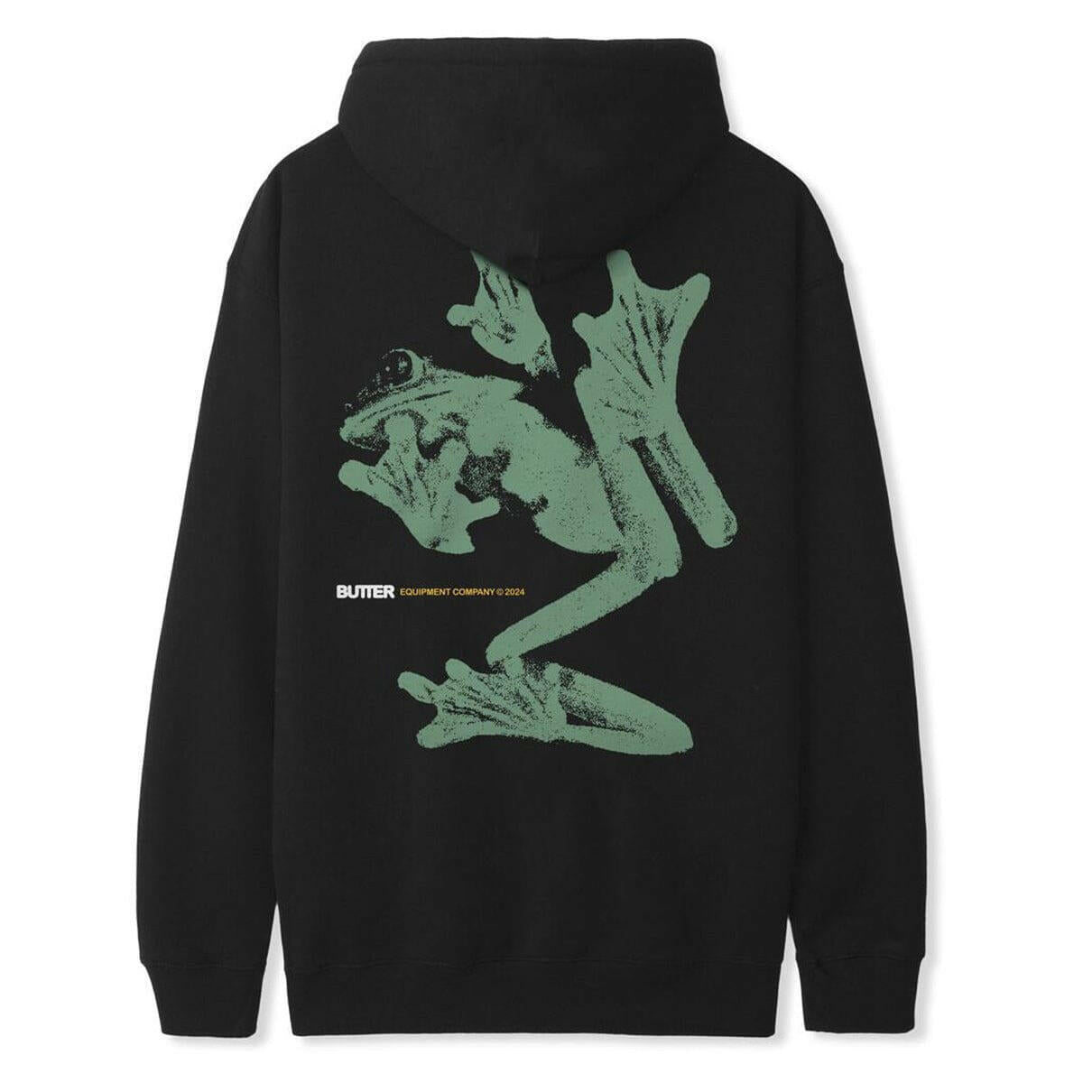 Butter Goods - Amphibian Hoodie Black.
