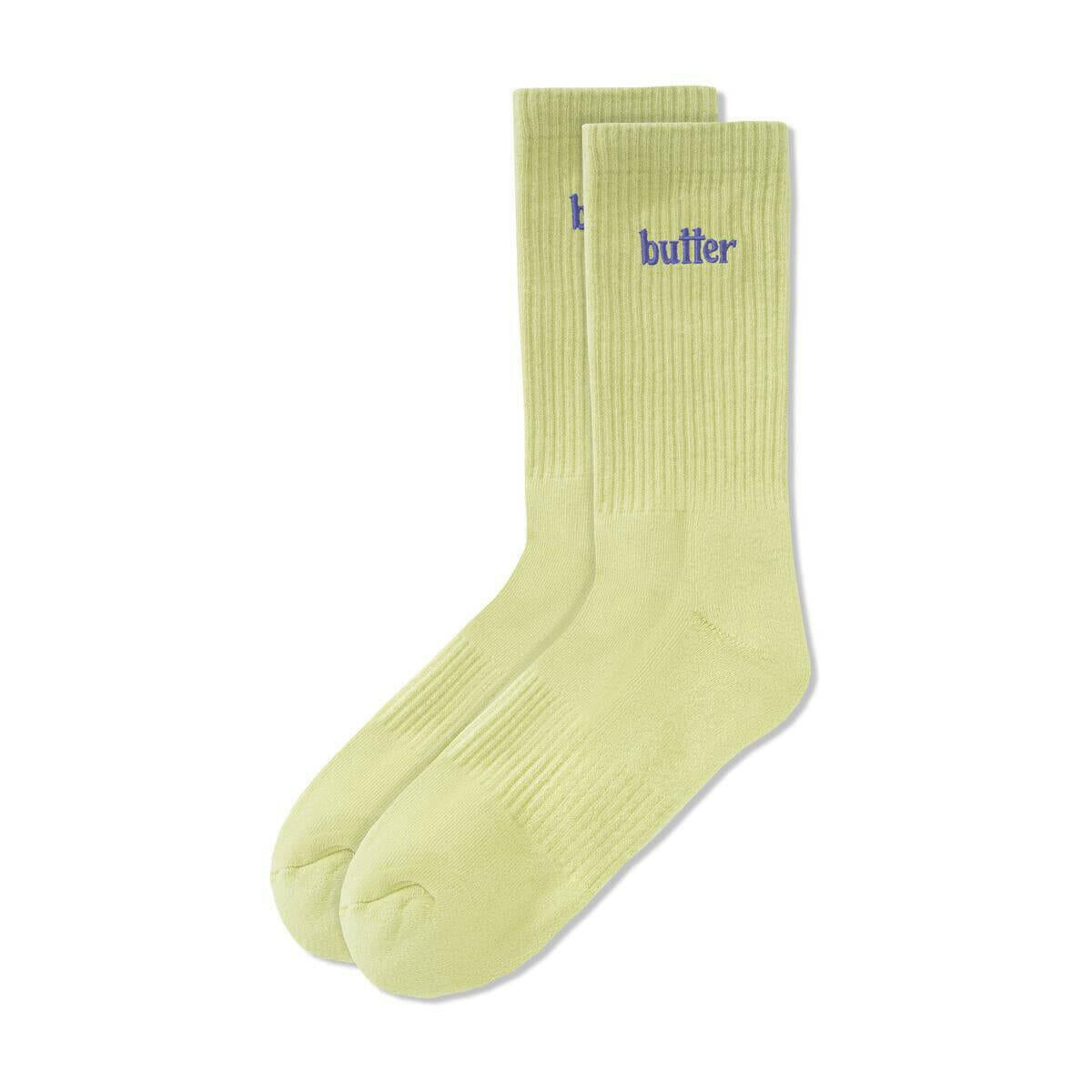 Butter Goods - Basic Socks Lime.