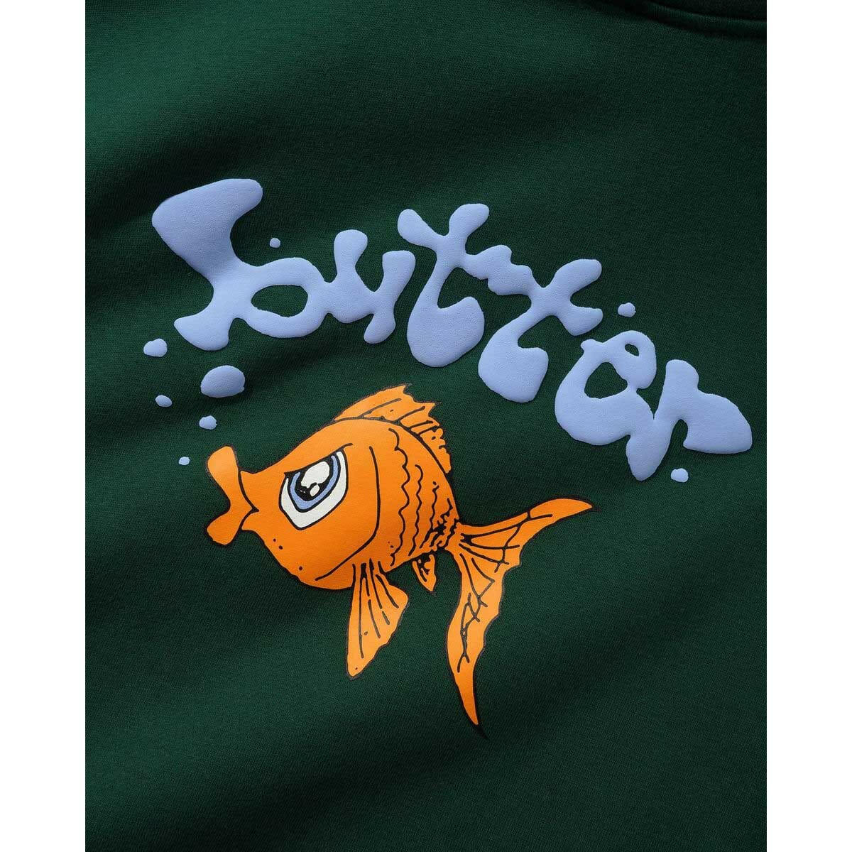 Butter Goods - Goldfish Hoodie Forest Green.