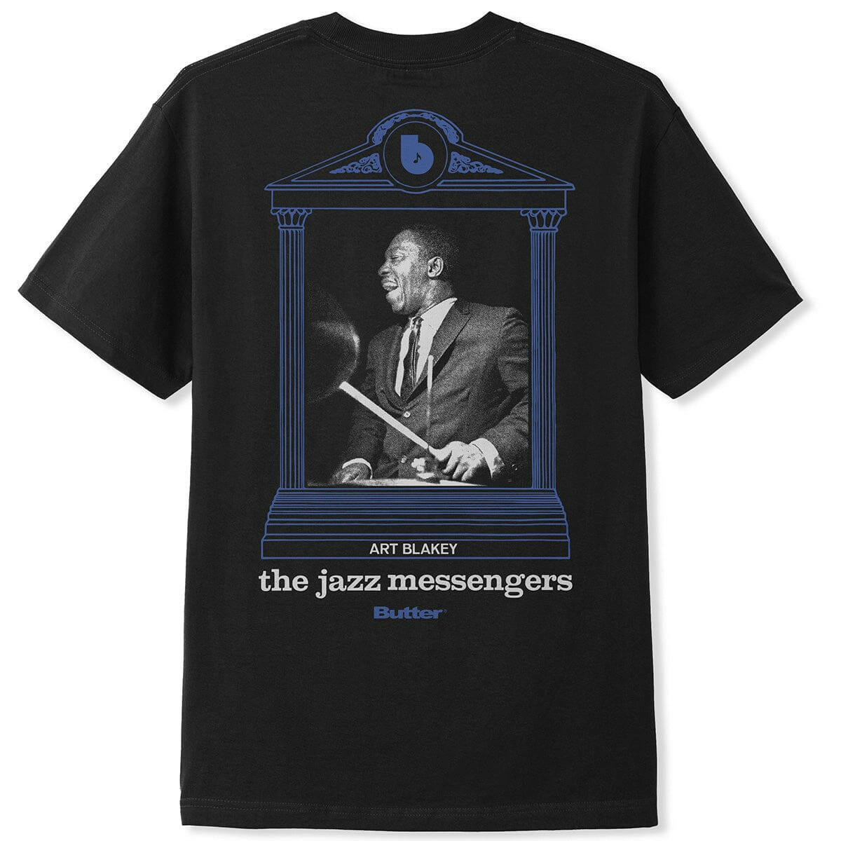 Butter Goods - Blue Note Jazz Messengers Tee Black.