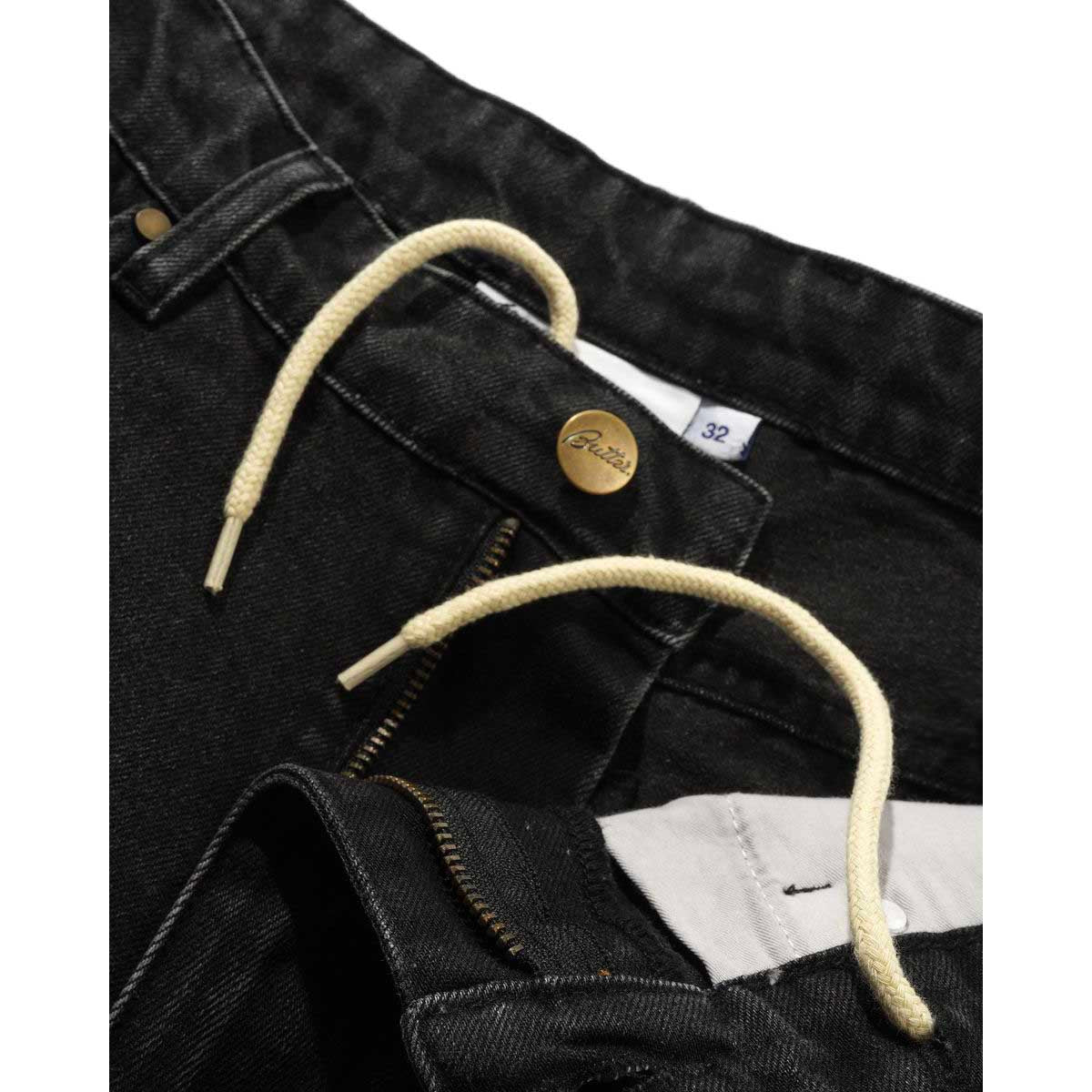 Butter Goods - X Peanuts Spike Denim Jeans Faded Black.