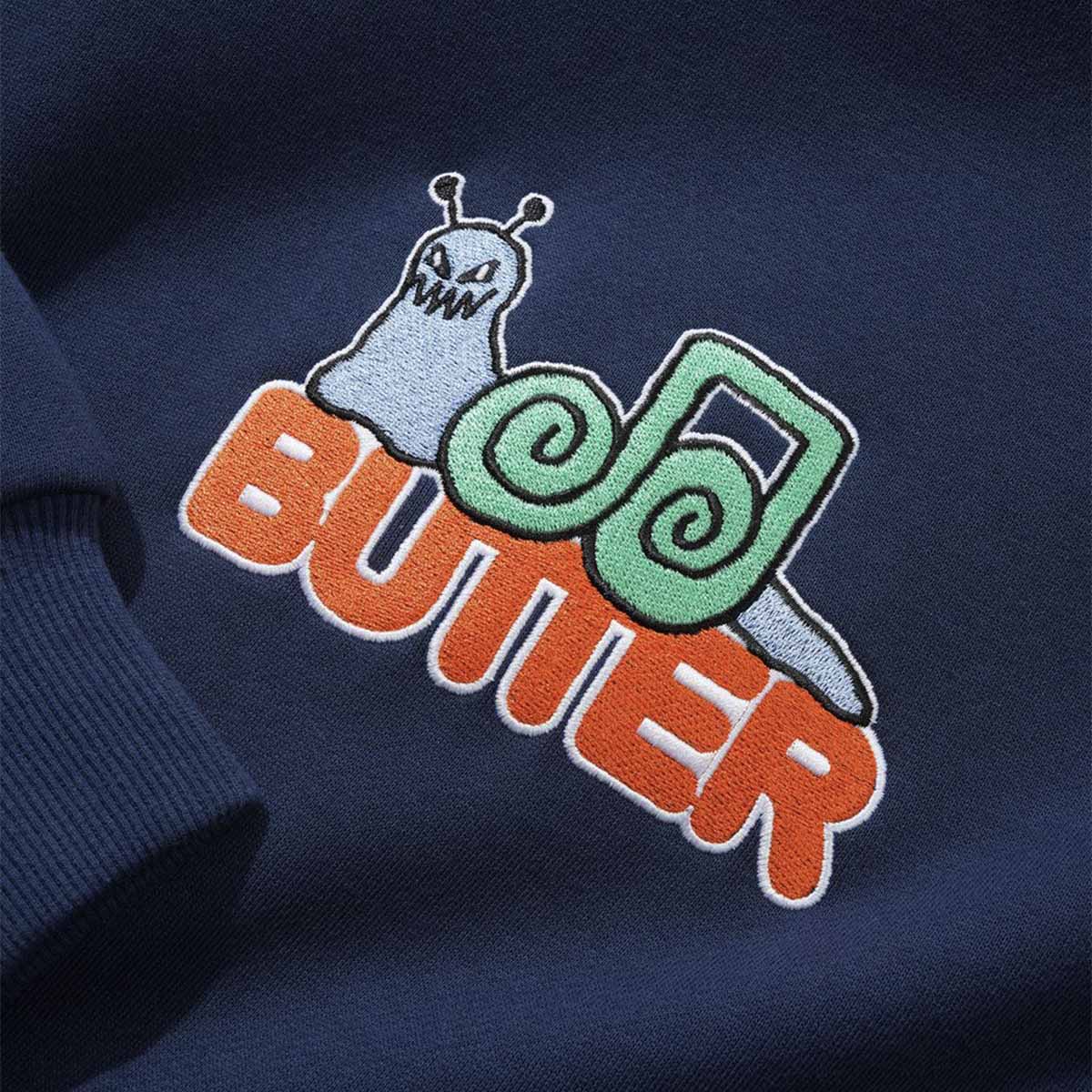 Butter Goods - Snail Hoodie Navy.
