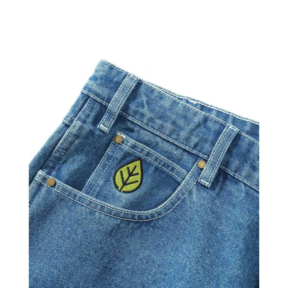 Butter Goods - Weathergear Heavy Weight Denim Shorts Mid Blue.