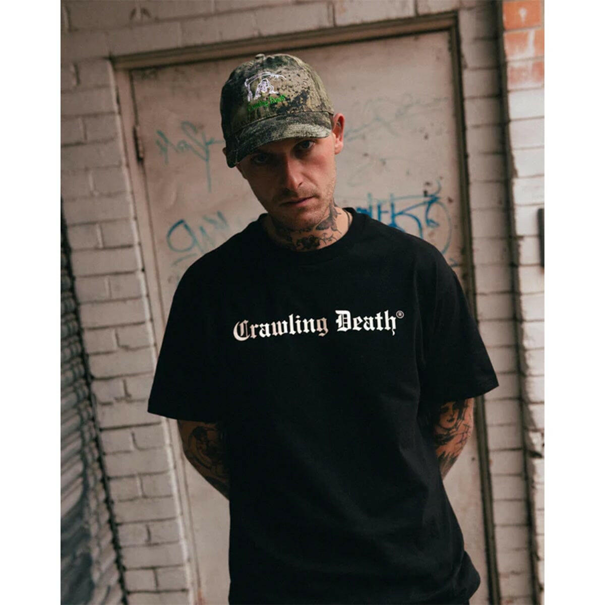 Crawling Death - Gothic Logo Tee Black.