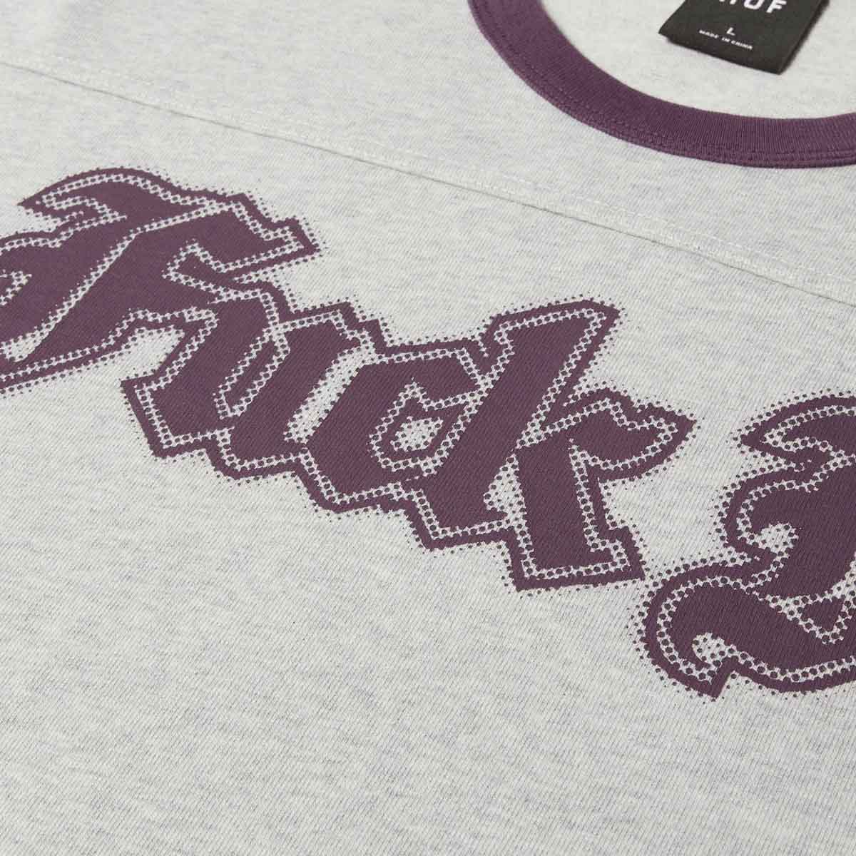 Huf - Ives Football Shirt Heather Grey.