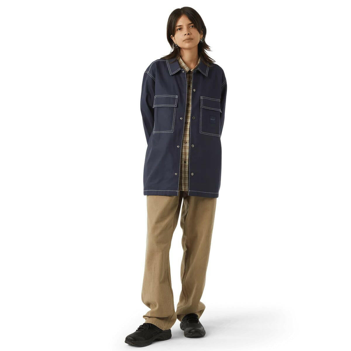 Huf - Mason Shacket Navy.