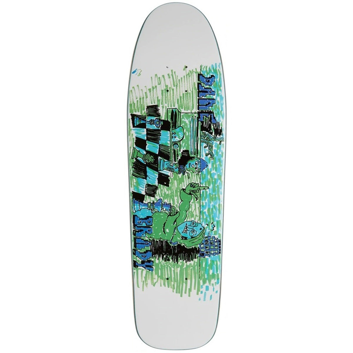 Polar - Dane Brady Checkmate Dane 1 Jr 8.65 Skateboard Deck.