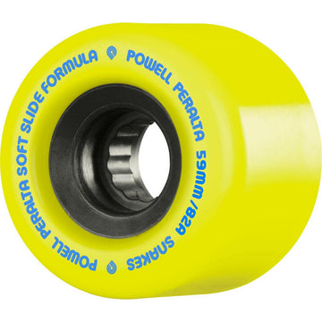 Powell Peralta - G Slides Yellow 59MM 82A SSF Skateboard Wheels.