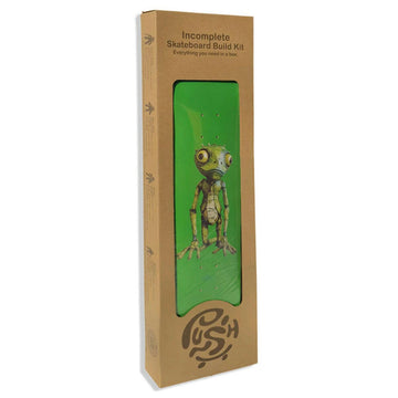 Push - Lizard Guy Incomplete 7.5 Complete Skateboard.