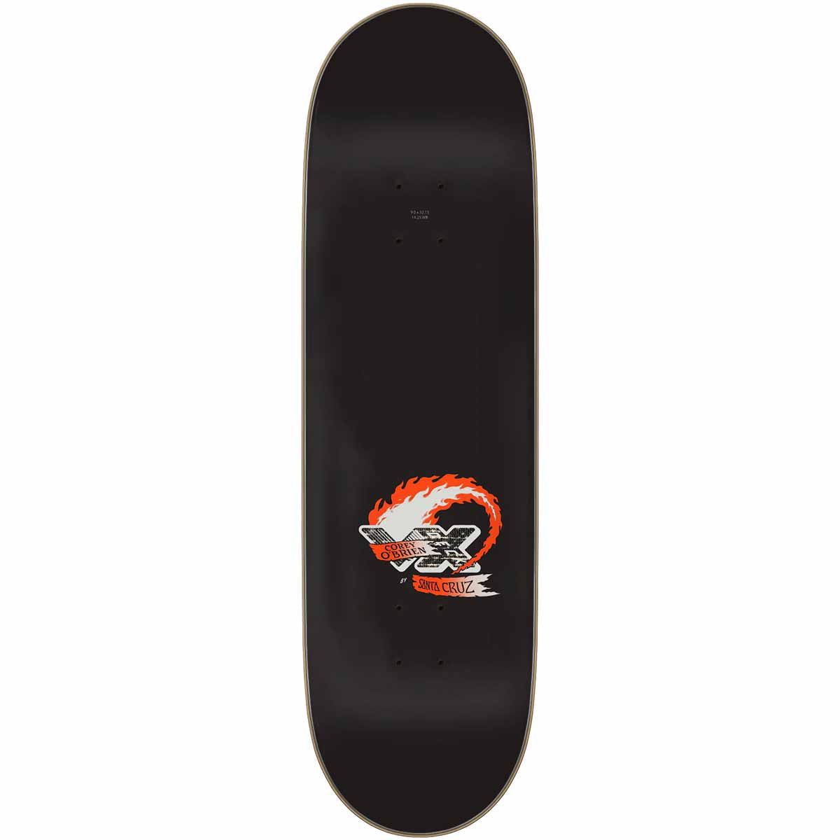 Santa Cruz Corey OBrien Reaper Hand VX 9.0 Skateboard Deck Top