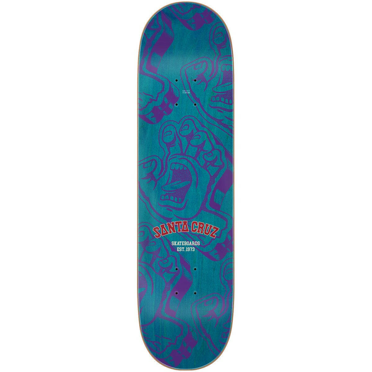 Santa Cruz - Screaming Foam 8.25 Skateboard Deck.