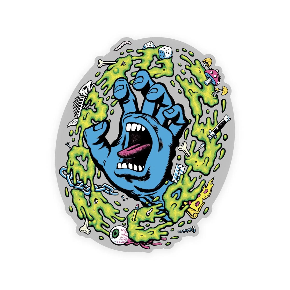 Santa Cruz Slime Scream 4.5" Sticker