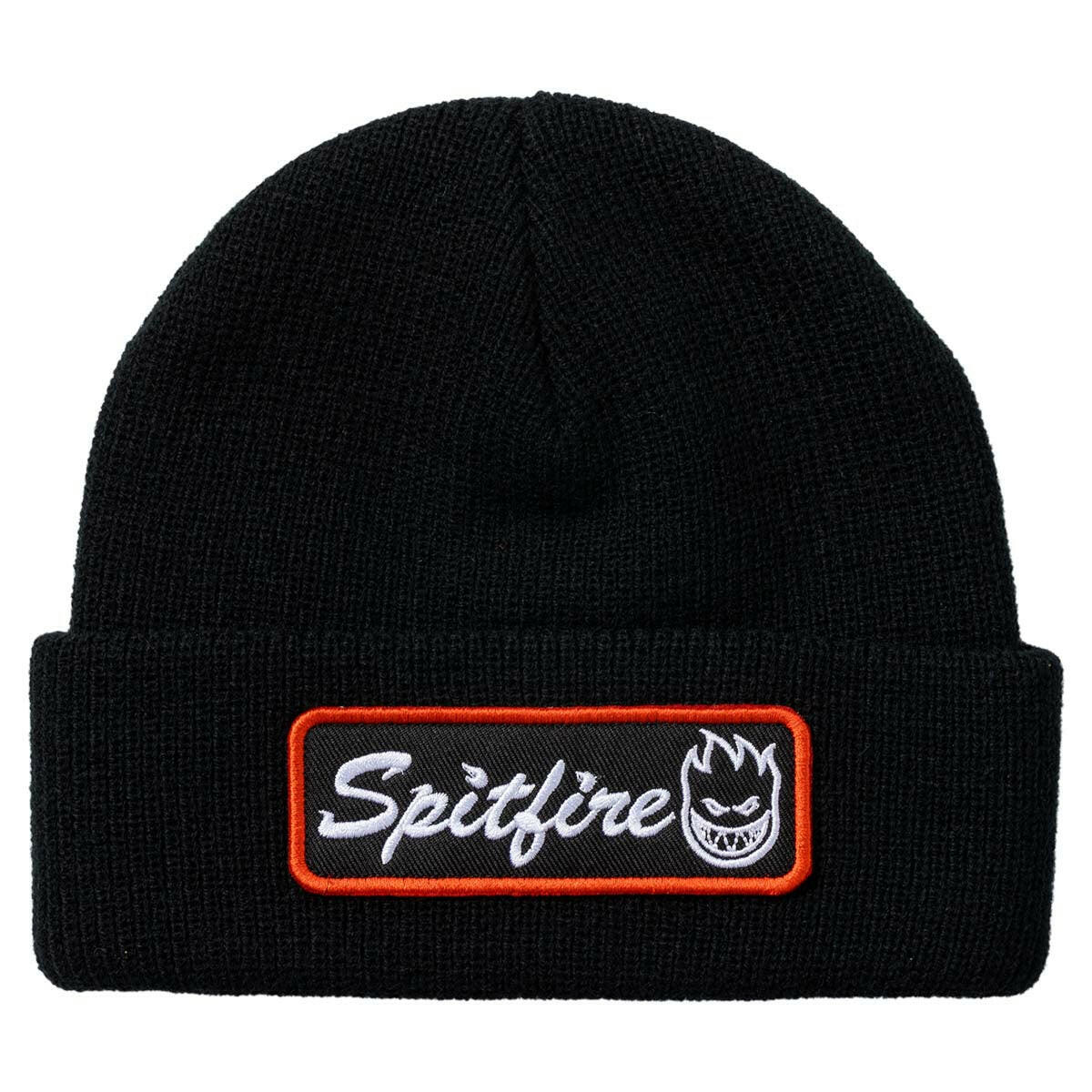Spitfire - Courier Patch Cuff Beanie Black.