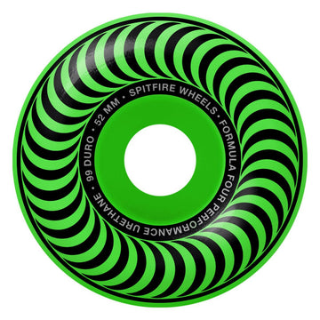 Spitfire - F4 Green Classic 52MM 99A Skateboard Wheels.
