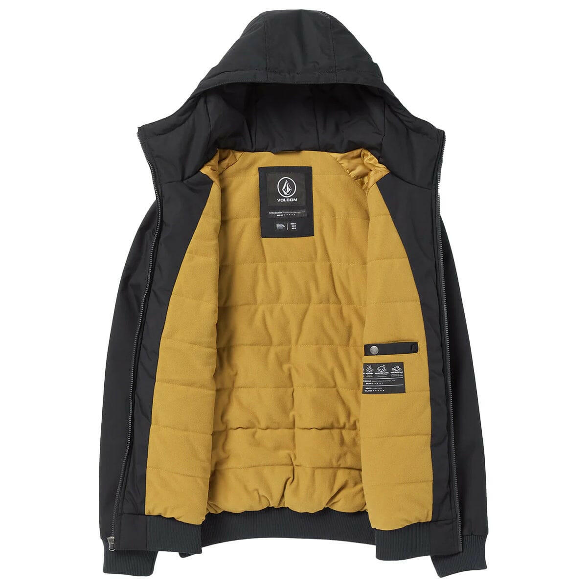 Volcom - Hernan 5K Hooded Jacket Black.