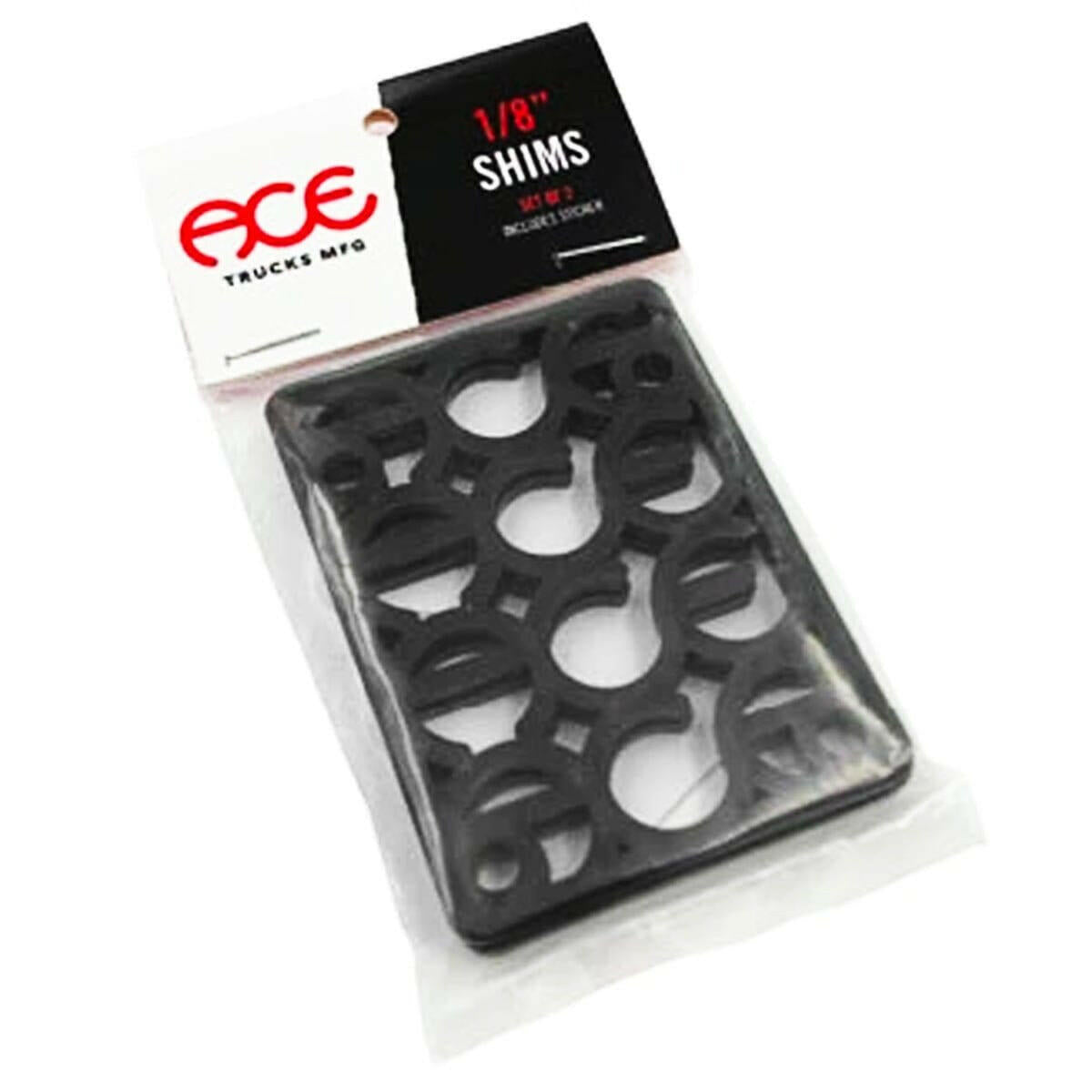 Ace 1/8 Riser Pads Black.