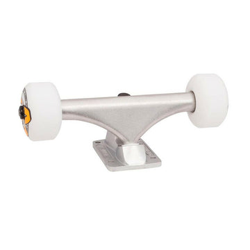 Bullet 130MM Trucks & OJ 53MM 83A Wheels Package Silver/White.