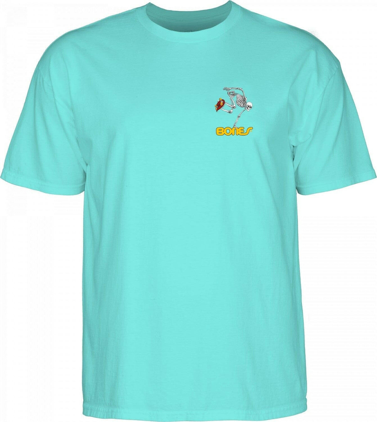 Powell Peralta - Skateboarding Skeleton Tee Turquoise.