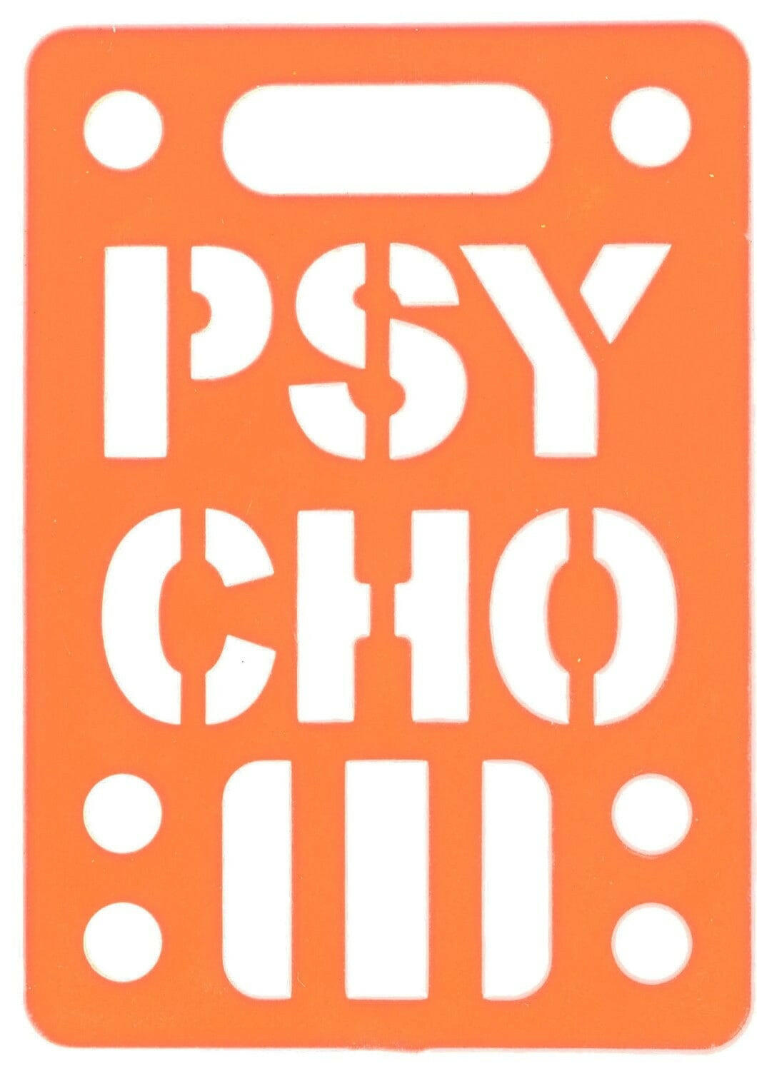 Psycho - 1/4" Soft Risers Orange.