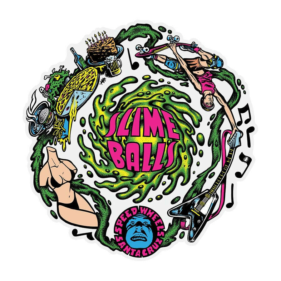 Slime Balls - Vomit 4" Sticker.