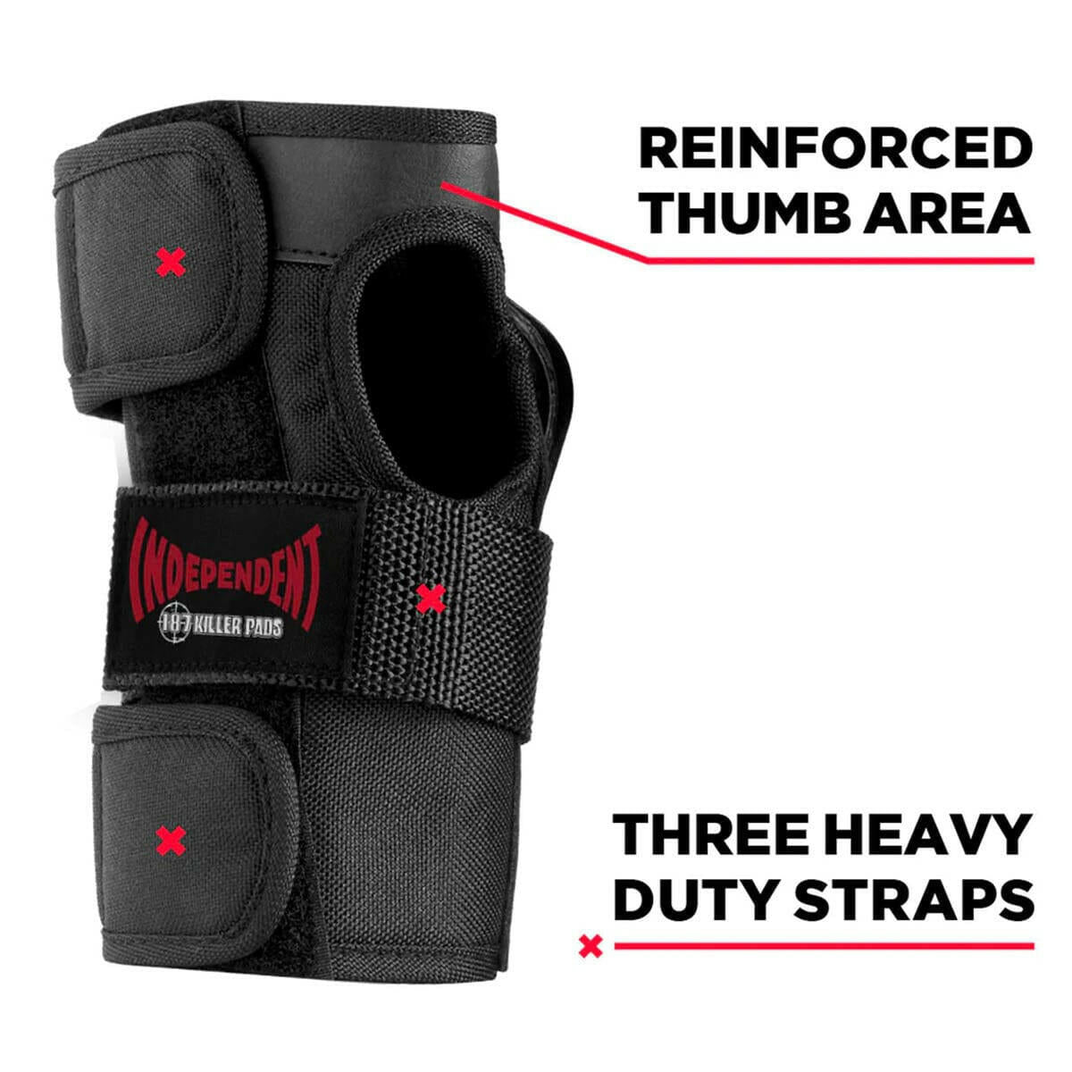 187 - X Independent Junior Six Pack Pad Set.