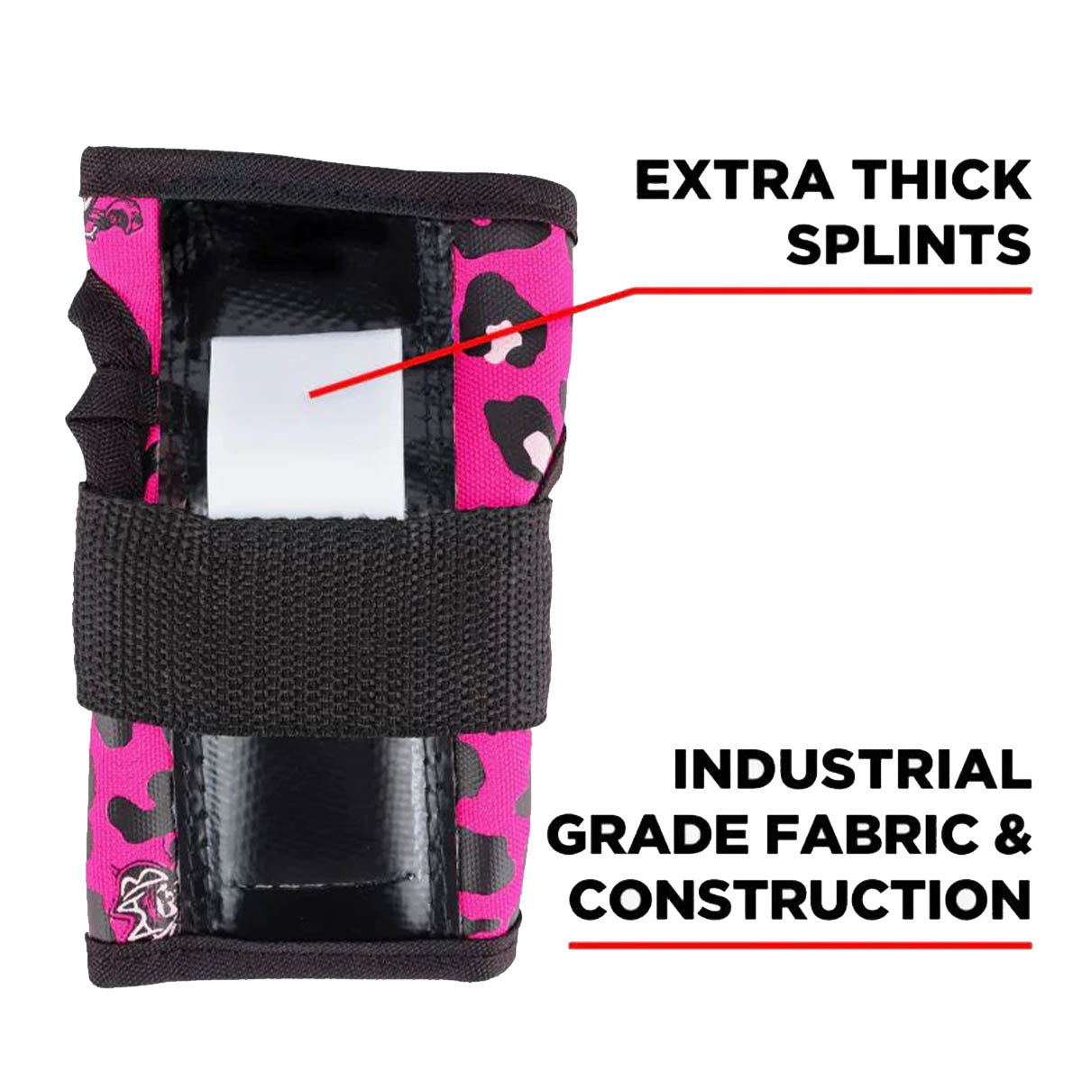 187 Killer Pads Junior Six Pack Pad Set Staab Pink Wrist