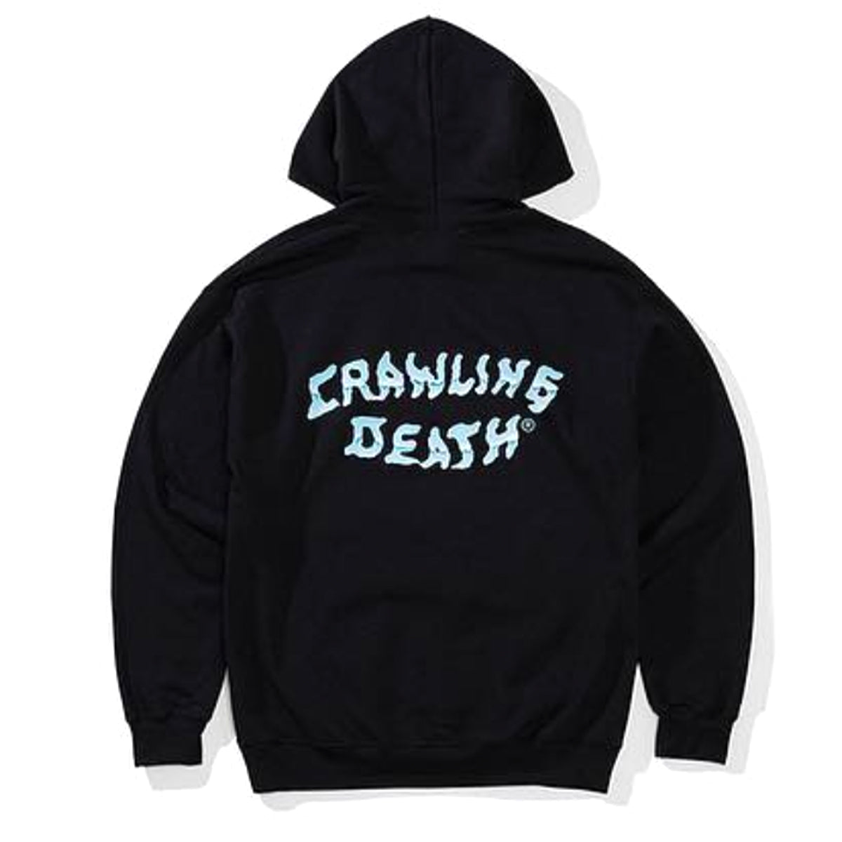 Crawling Death - Chrome Logo Hoodie Black.