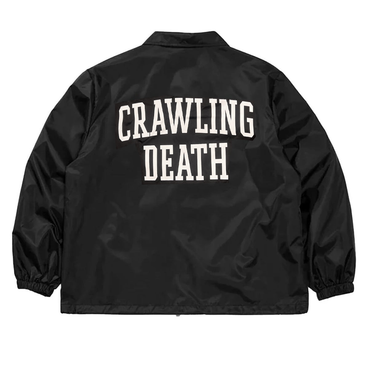 Crawling Death - College Logo Coaches Jacket Black.