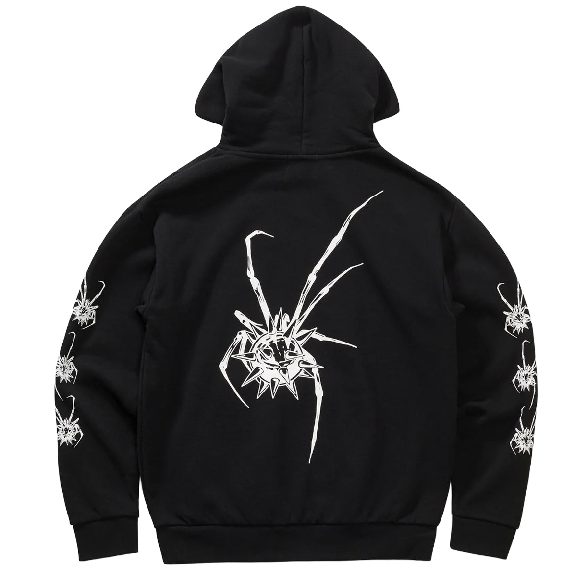 Crawling Death - Spike Spider Hoodie Black.