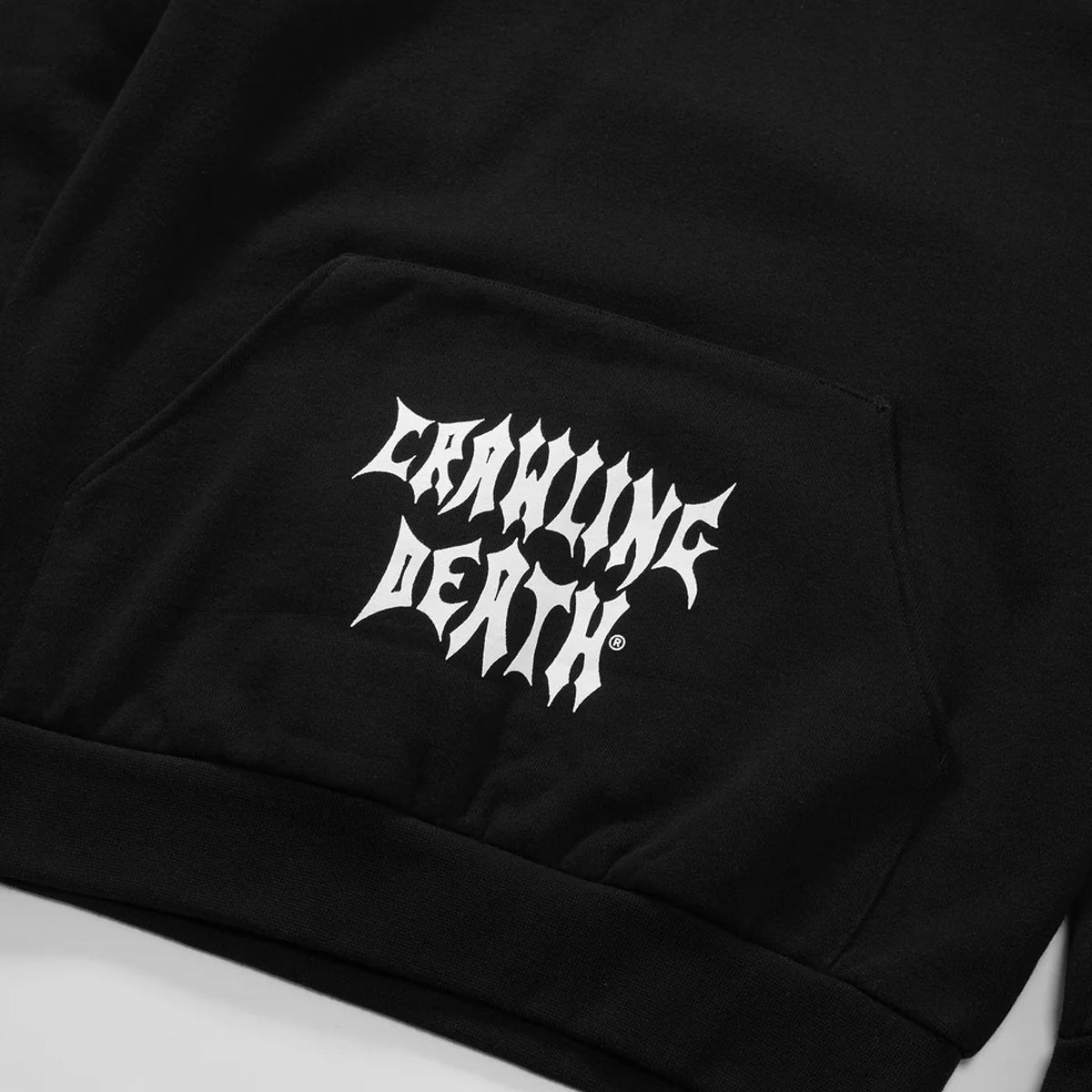 Crawling Death - Spike Spider Hoodie Black.
