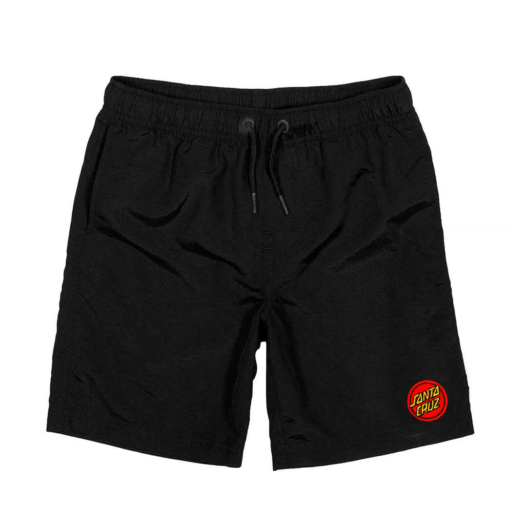 Santa Cruz - Classic Dot Youth Shorts Black.