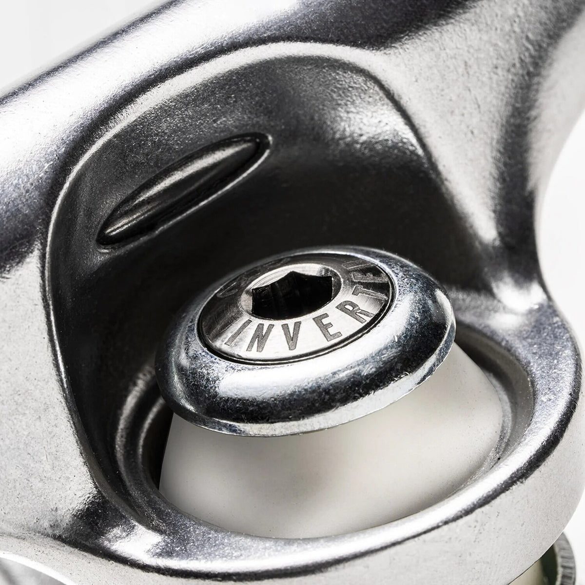 Ace - Polished Silver 22 AF1 Inverted Hollow Skateboard Trucks.