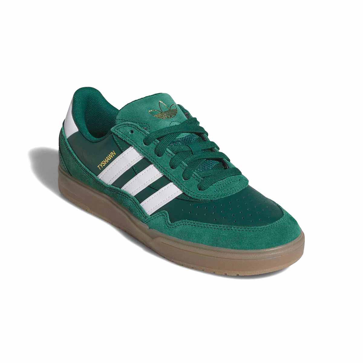 Adidas - Tyshawn II Shoes Green/White/Gum Front