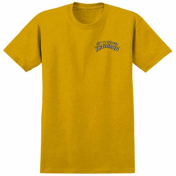Anti Hero Customs Tee Heather Mustard