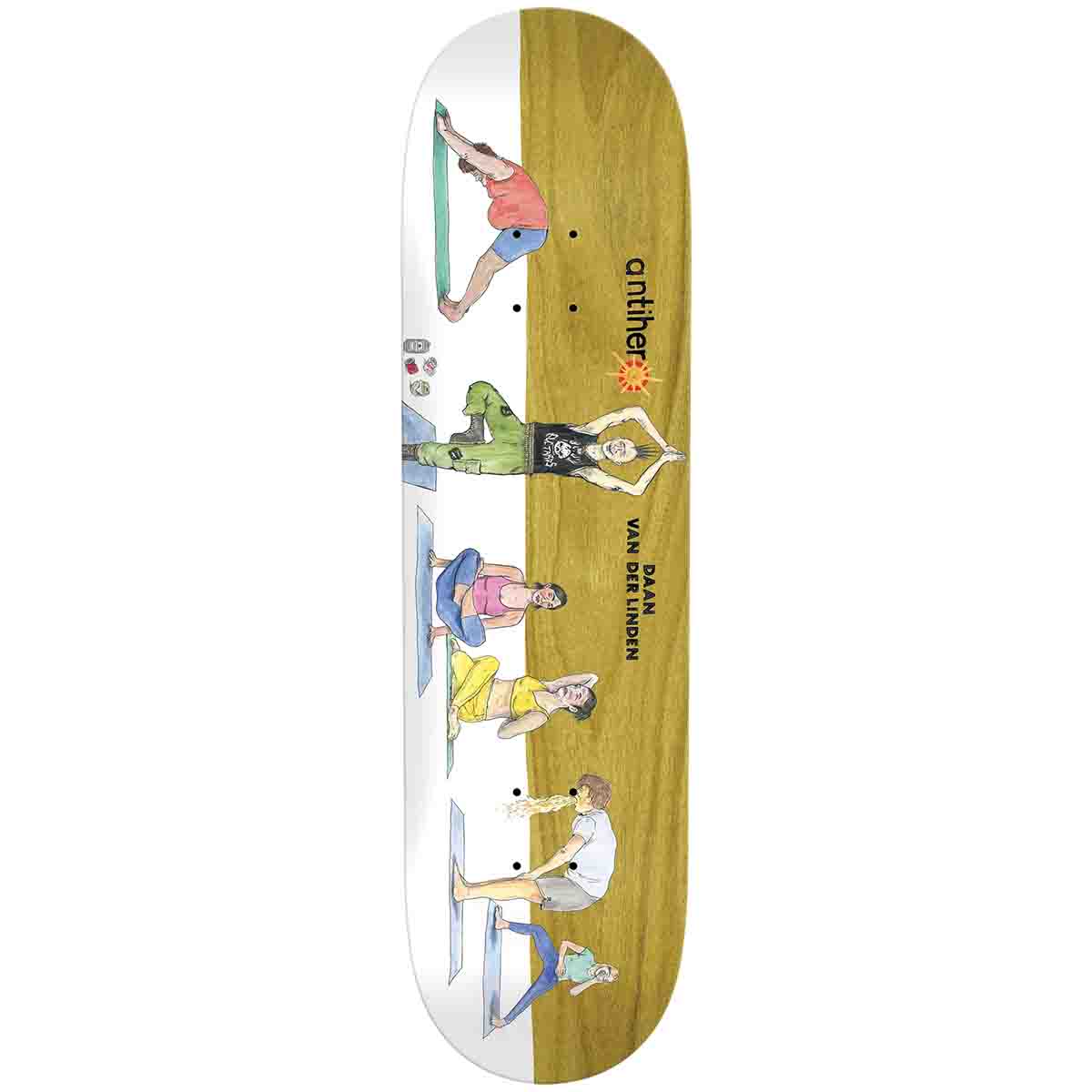 Anti Hero Daan I Farted In Yoga 8.38 Skateboard Deck