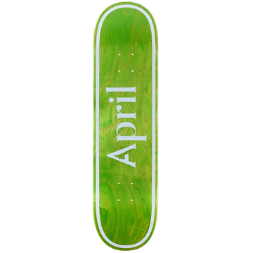 April - OG Logo Green Invert Skateboard Deck