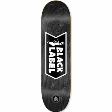 Black Label Ant Logo Black Skateboard Deck