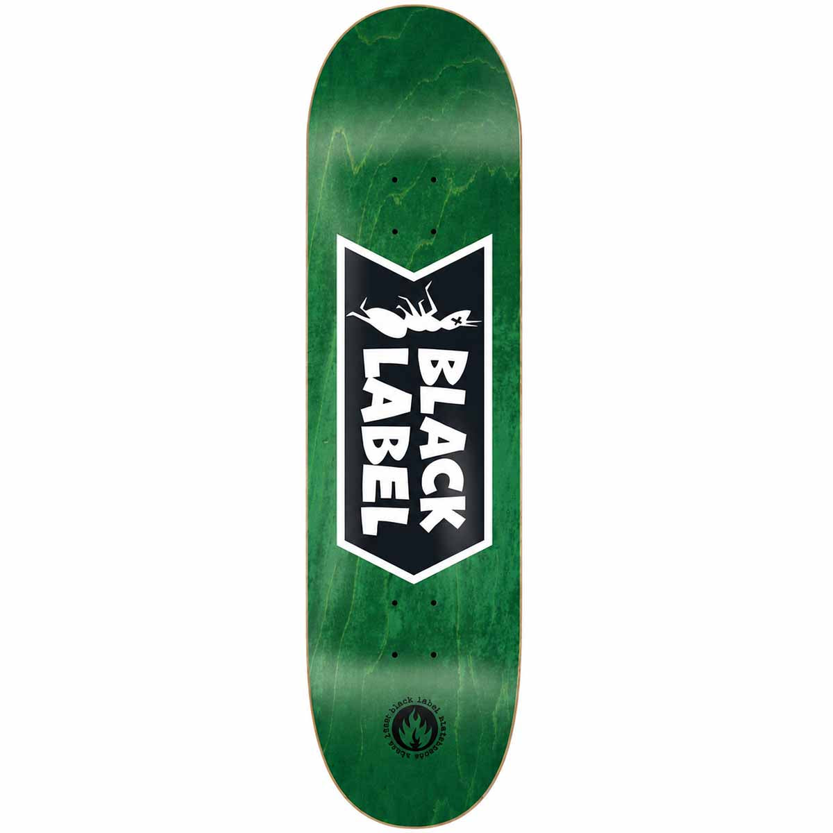 Black Label Ant Logo Green 9.0 Skateboard Deck