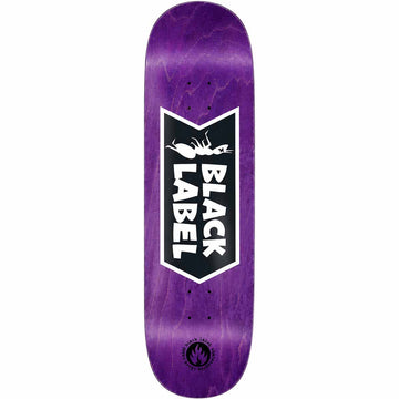 Black Label Ant Logo Purple Skateboard Deck