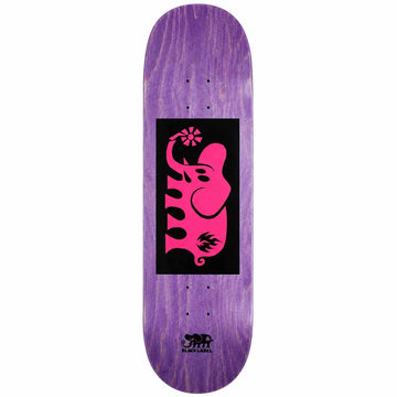 Black Label Elephant Block Pink Purple Skateboard Deck