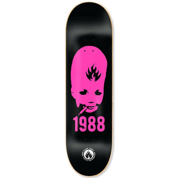 Black Label Thumbhead Pink Skateboard Deck.