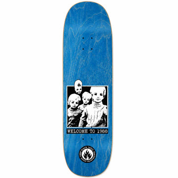 Black Label Welcome to 1988 Blue 9.0 Skateboard Deck
