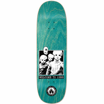 Black Label Welcome to 1988 Teal 8.75 Skateboard Deck