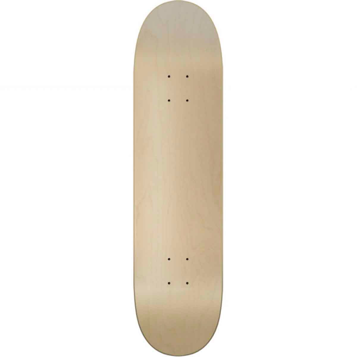 blank skateboard deck