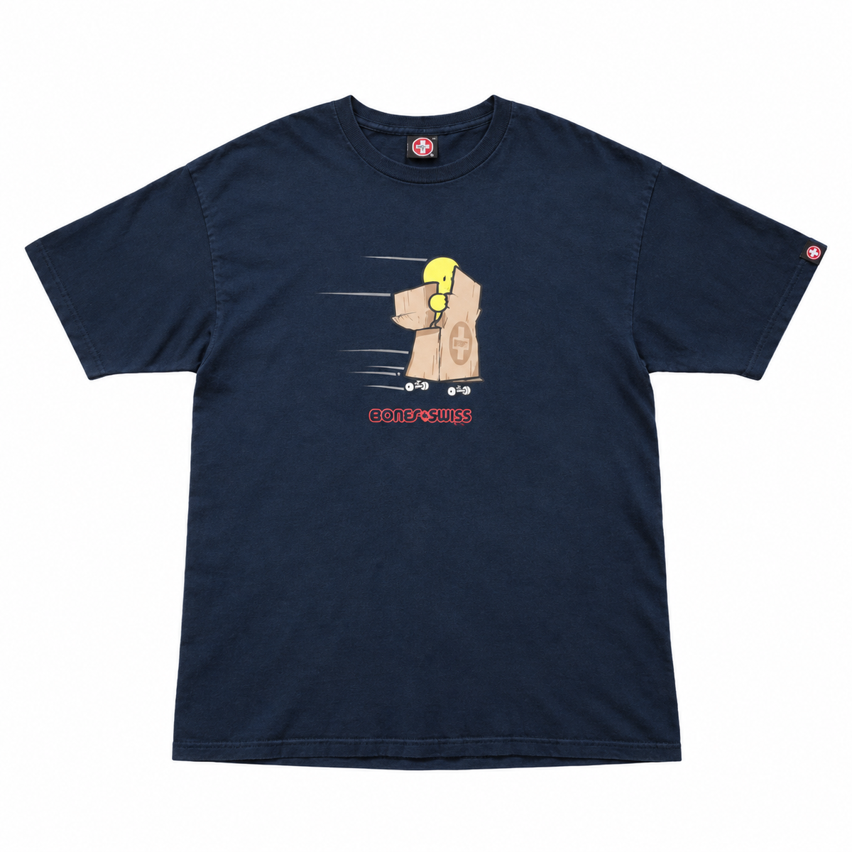 Bones Doughboy Youth Tee Navy front flat lay