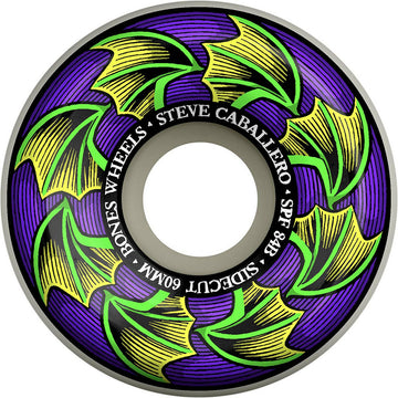 Bones - Caballero Bat Wings 60MM 104A P5 Sidecut SPF Skateboard Wheels.