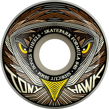 Bones - Hawk Night Hawk 58MM 104A P5 Sidecut SPF Skateboard Wheels.