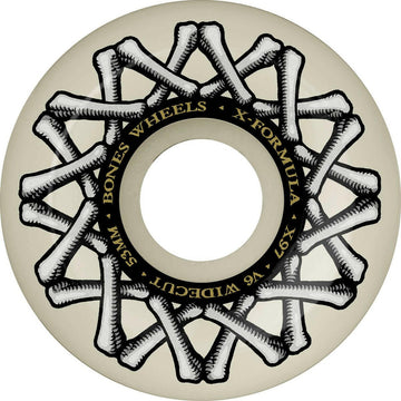 Bones - XF 53MM 97A V6 Widecut Skateboard Wheels.