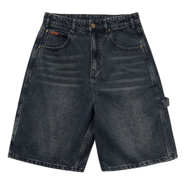 Butter Goods Carpenter Denim Shorts Slub Dark Indigo Front
